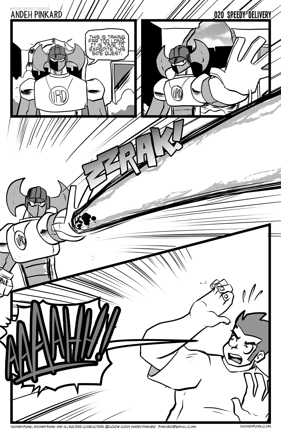 Thr robot from URD decides to speed up the time table and sends a blast towards Chii